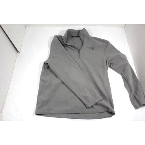 The North Face Light Weight Green Men's Pull Over  1/4 Zip Fleece Jacket M - Picture 3 of 16